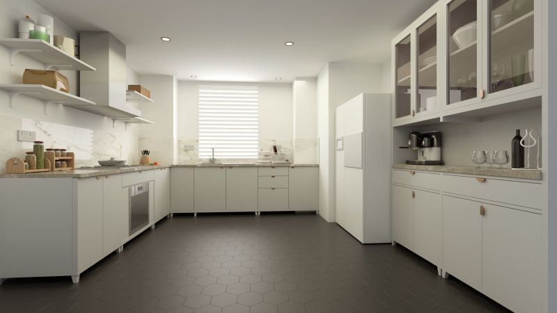 Modern Vinyl Flooring in Kitchen