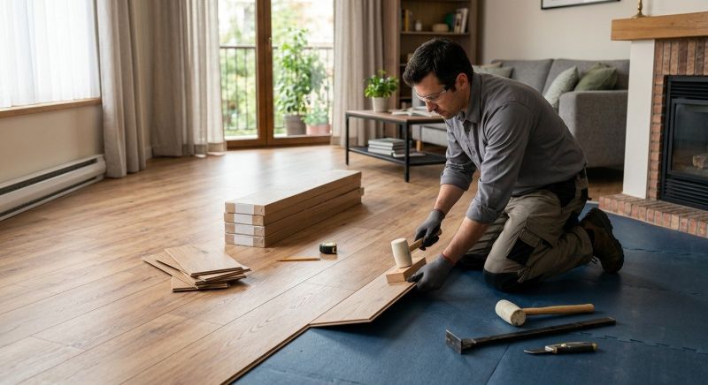 Laminate Floor Remodeling in Loudoun County, VA