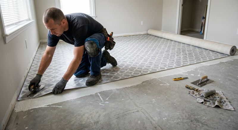 Sheet Linoleum Installation in Mesa, AZ