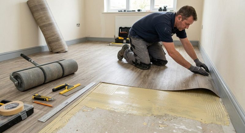 Sheet Vinyl Installation in Arlington, TX